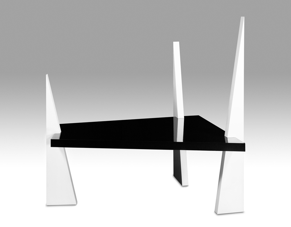Dr Martin Smit Architect Black and White Table L